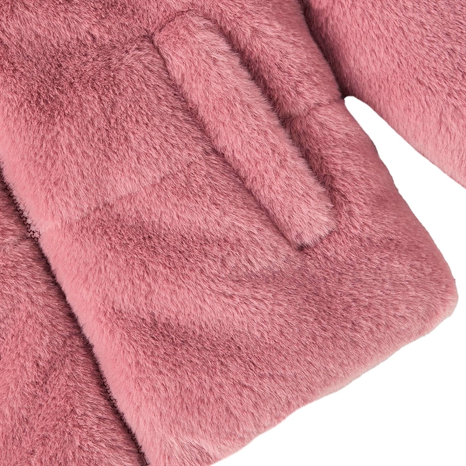 Name it Wistful Mauve Mosa Fake Fur Jacket