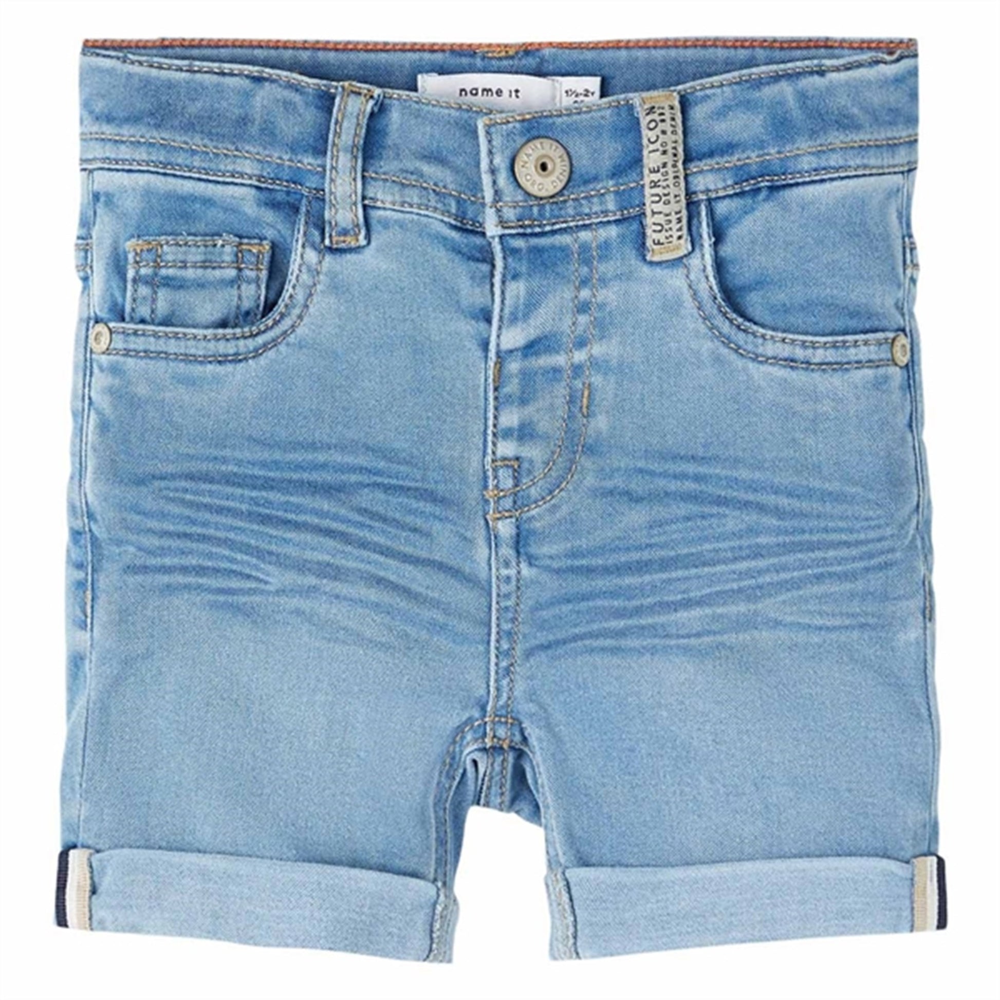 Name it Light Blue Denim Silas Slim Denim Shorts