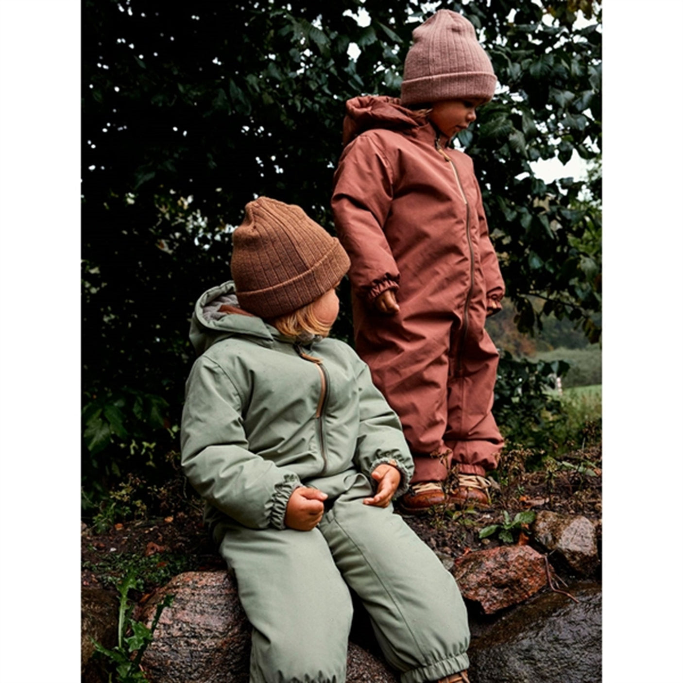 Lil'Atelier Oil Green Lasnow Snowsuit