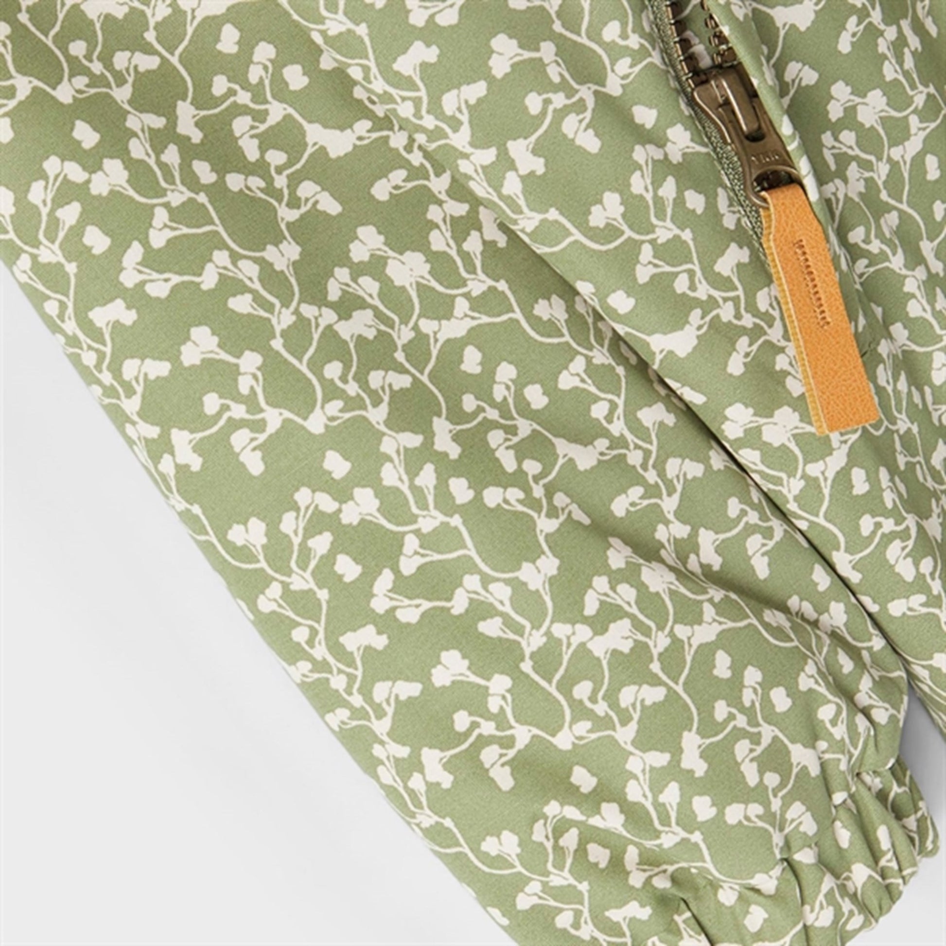 Lil'Atelier Oil Green Gudruna Padded Jacket AOP