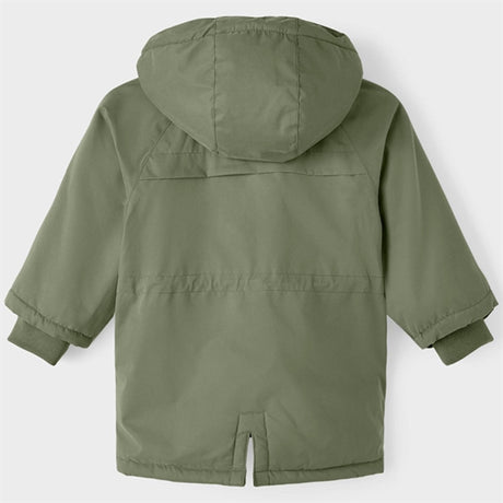 Lil'Atelier Oil Green Golan Padded Jacket