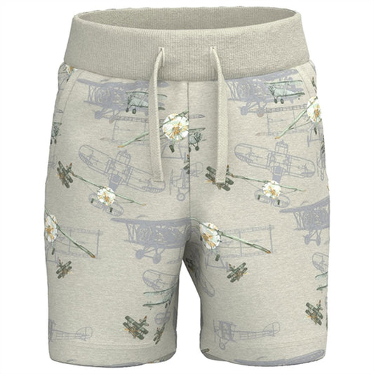Name it Light Grey Melange Halfdan Sweat Shorts