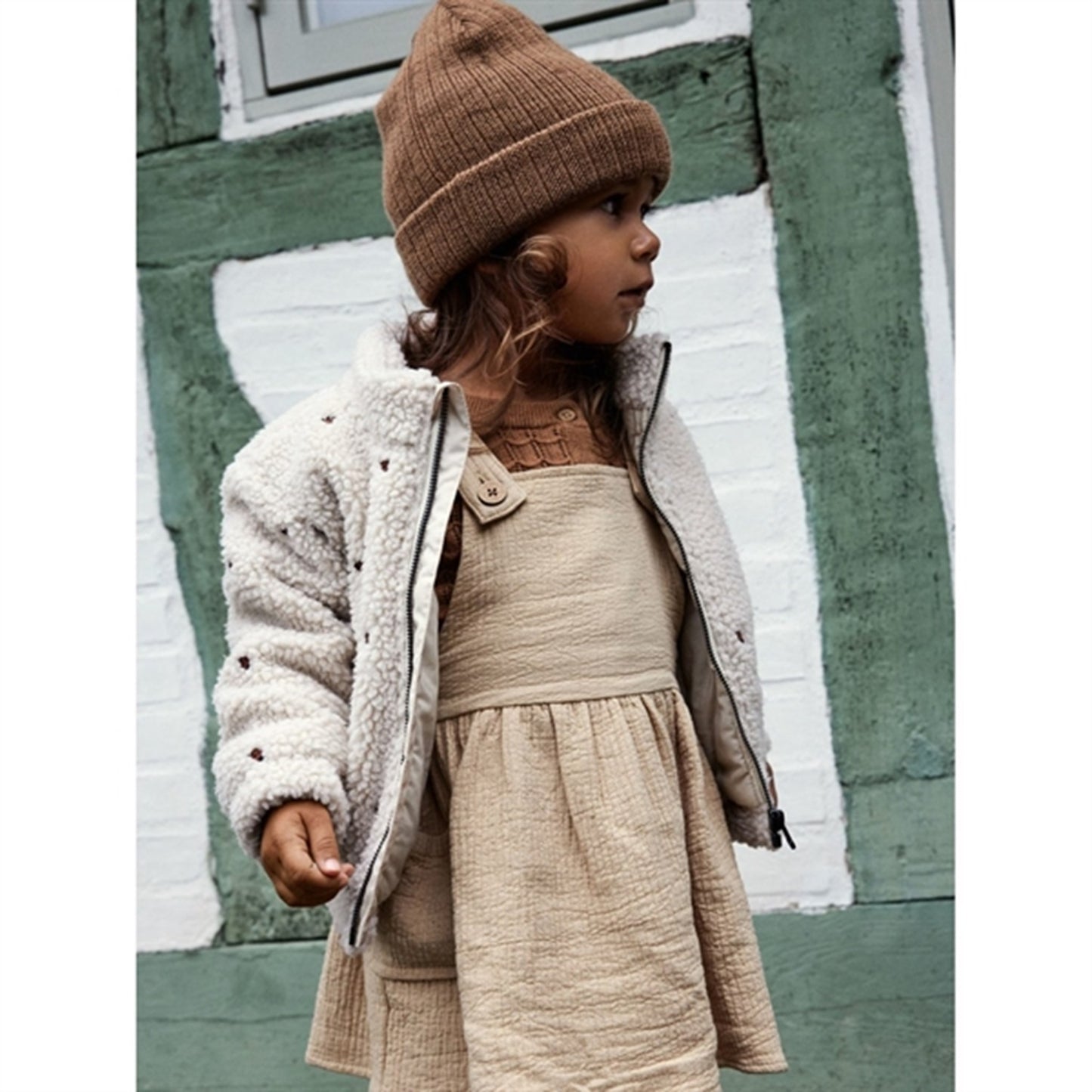 Lil'Atelier Fog Nalo Sherpa Loose Jacket