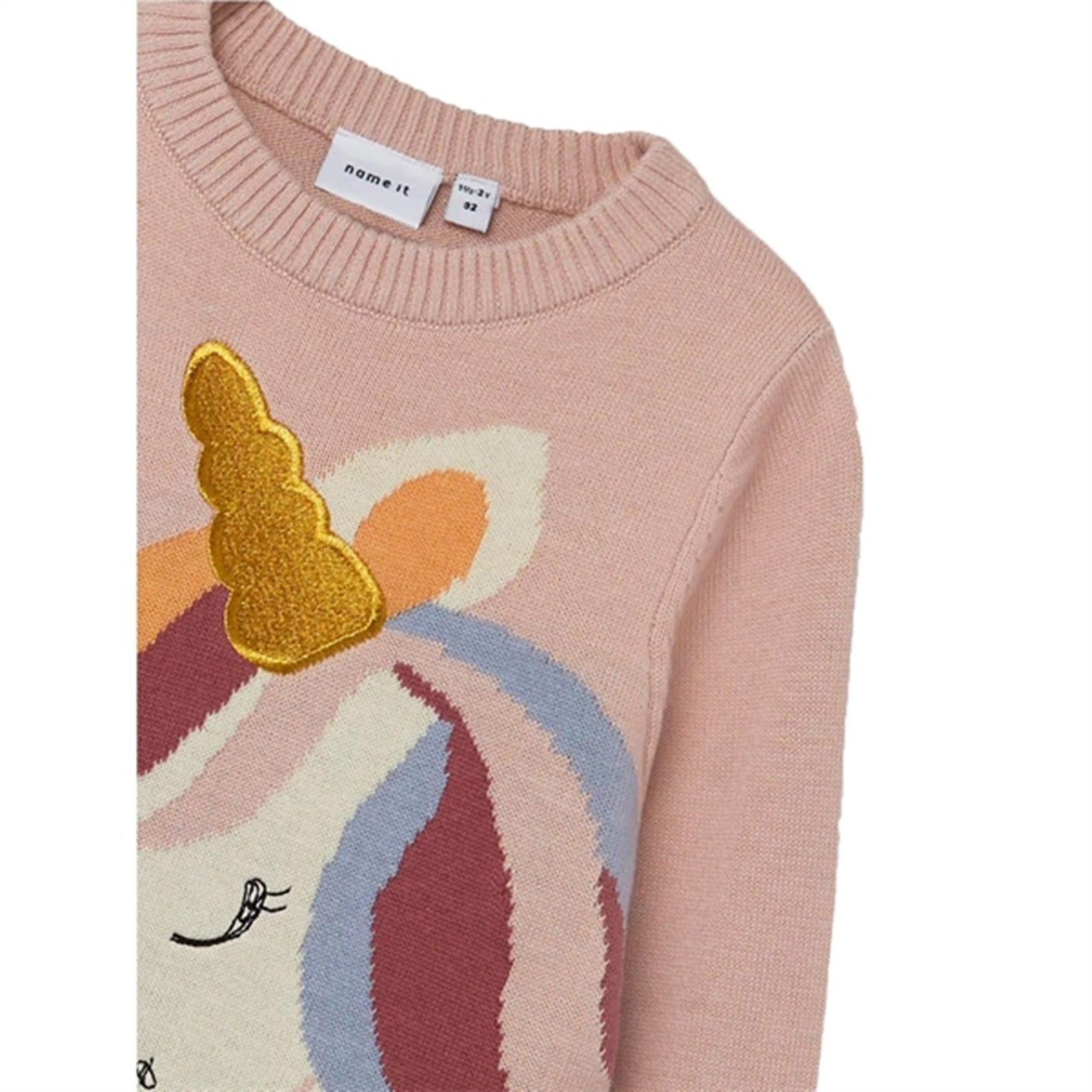 Name it Rose Smoke Tunis Knit