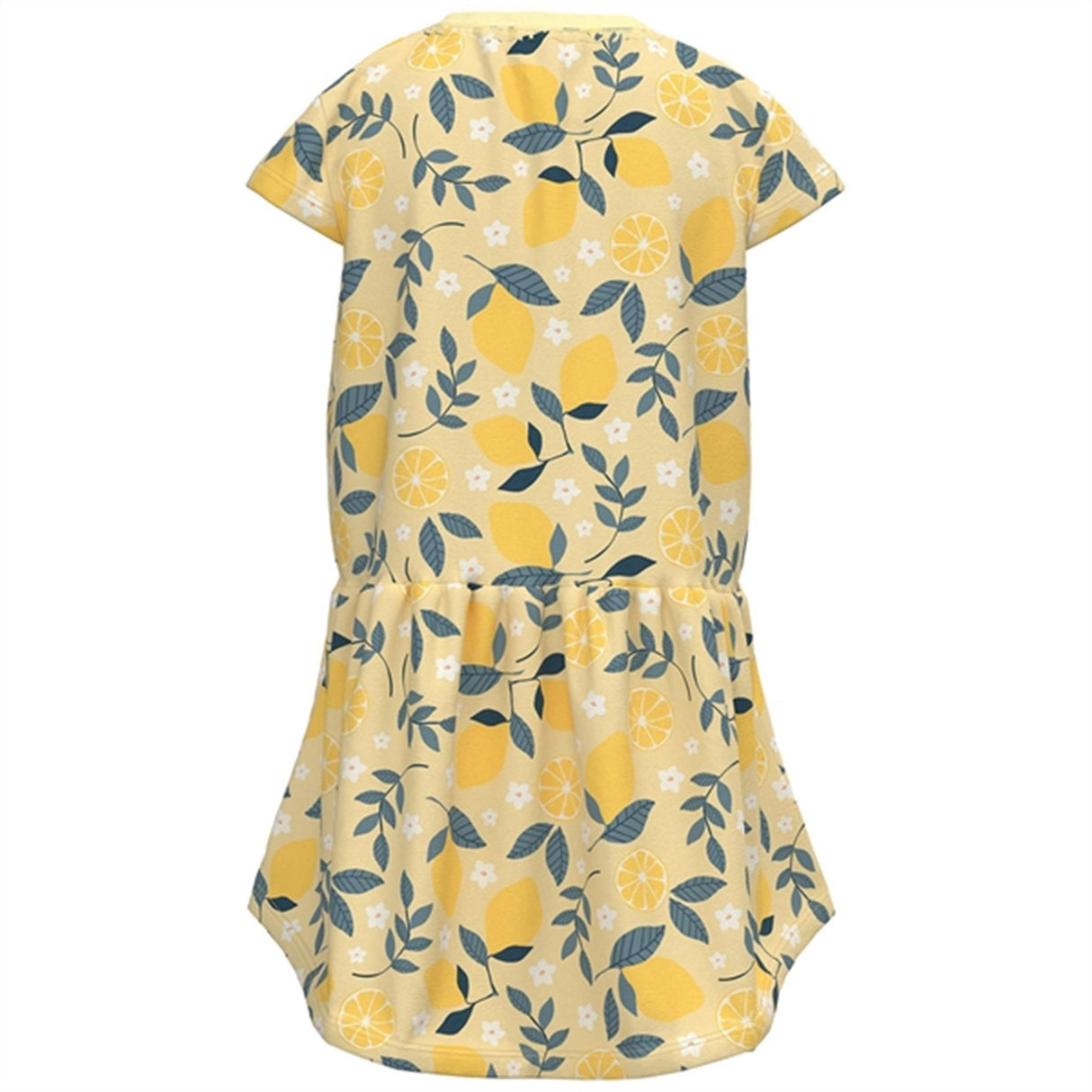 Name it Double Cream Lemon AOP Vigga Dress
