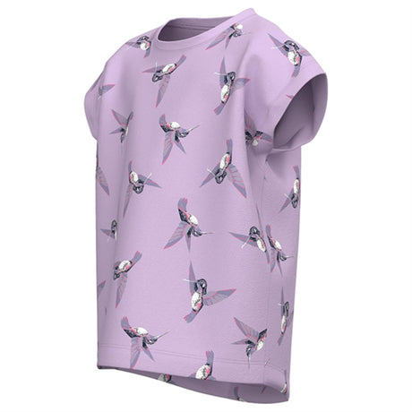 Name it Orchid Bloom Birds Vigga Top