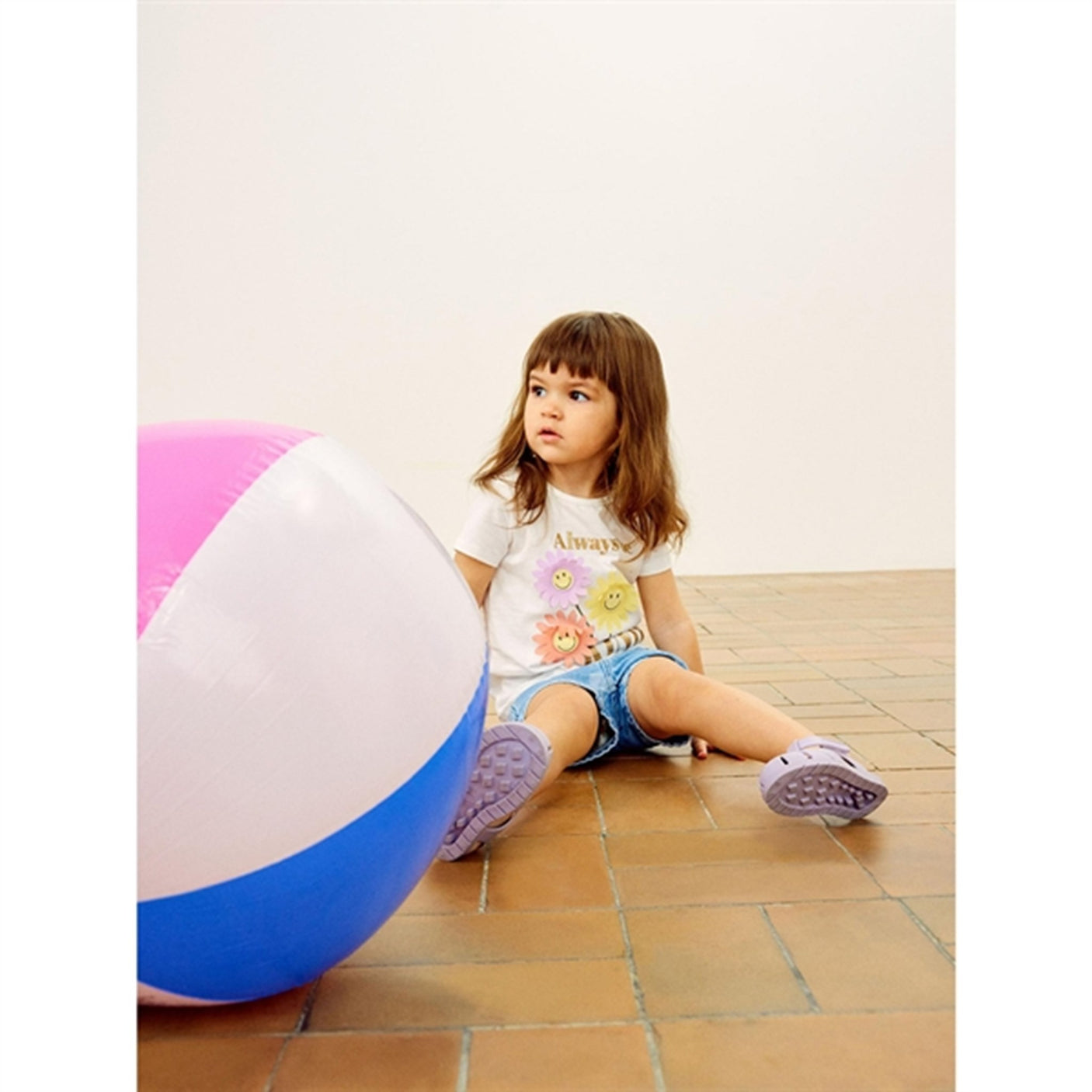 Name it Bright White Farna Happy T-Shirt