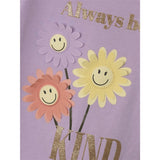 Name it Orchid Bloom Farna Happy T-Shirt