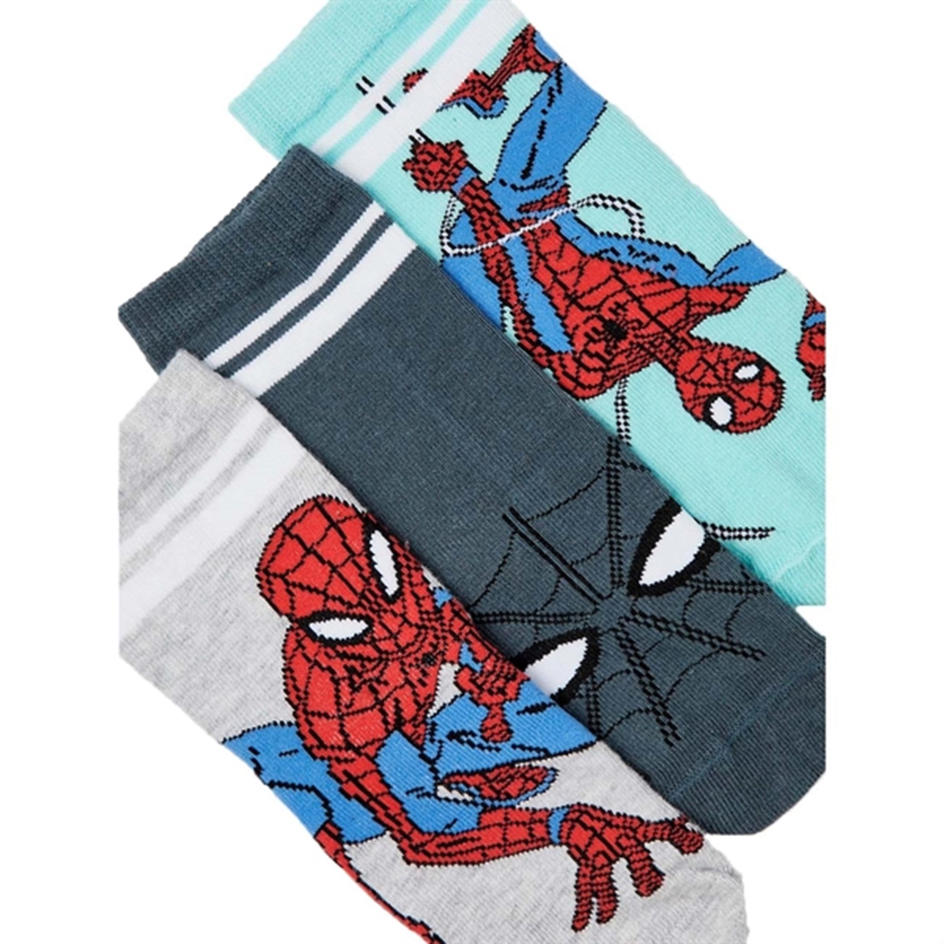 Name it Tibetan Stone Marn Spiderman 3-pack Socks