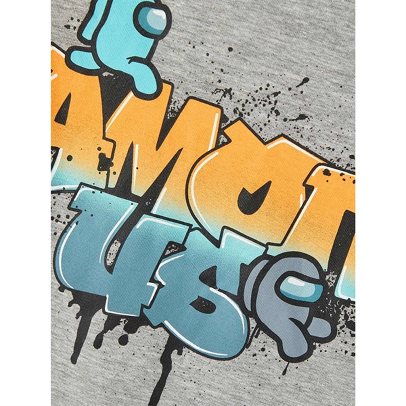 Name it Grey Melange Muhan Among Us T-Shirt