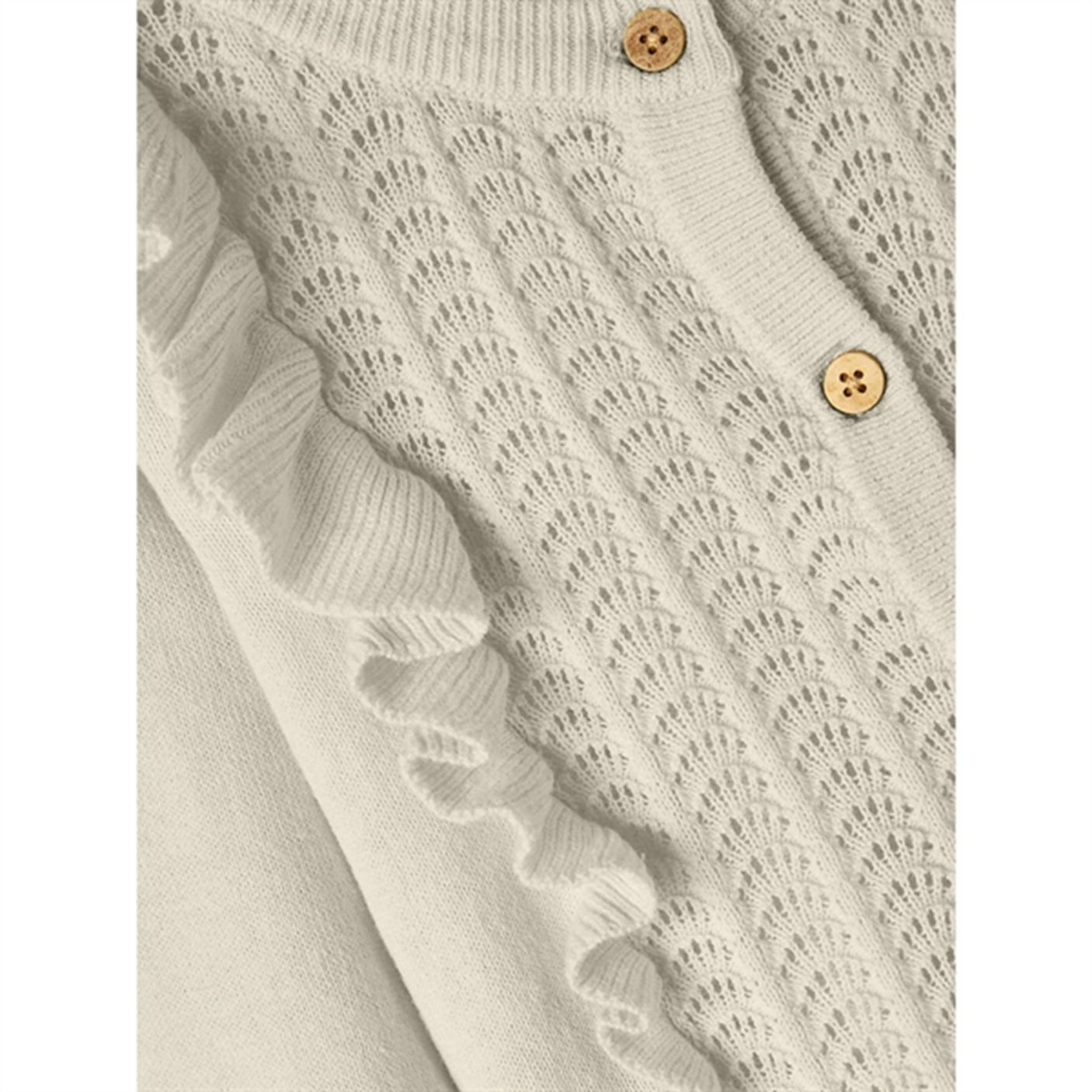 Lil'Atelier Turtledove Hija Knit Cardigan