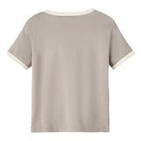 Lil'Atelier Frost Gray Hali Loose T-Shirt