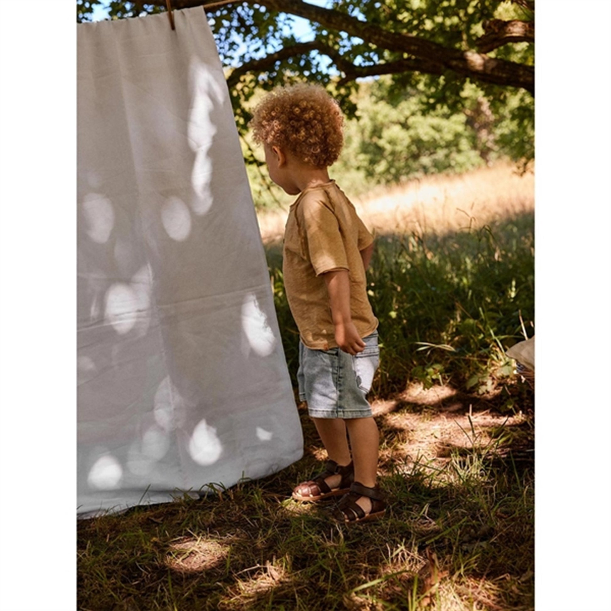 Lil'Atelier Light Blue Denim Ben Loose Denim Shorts