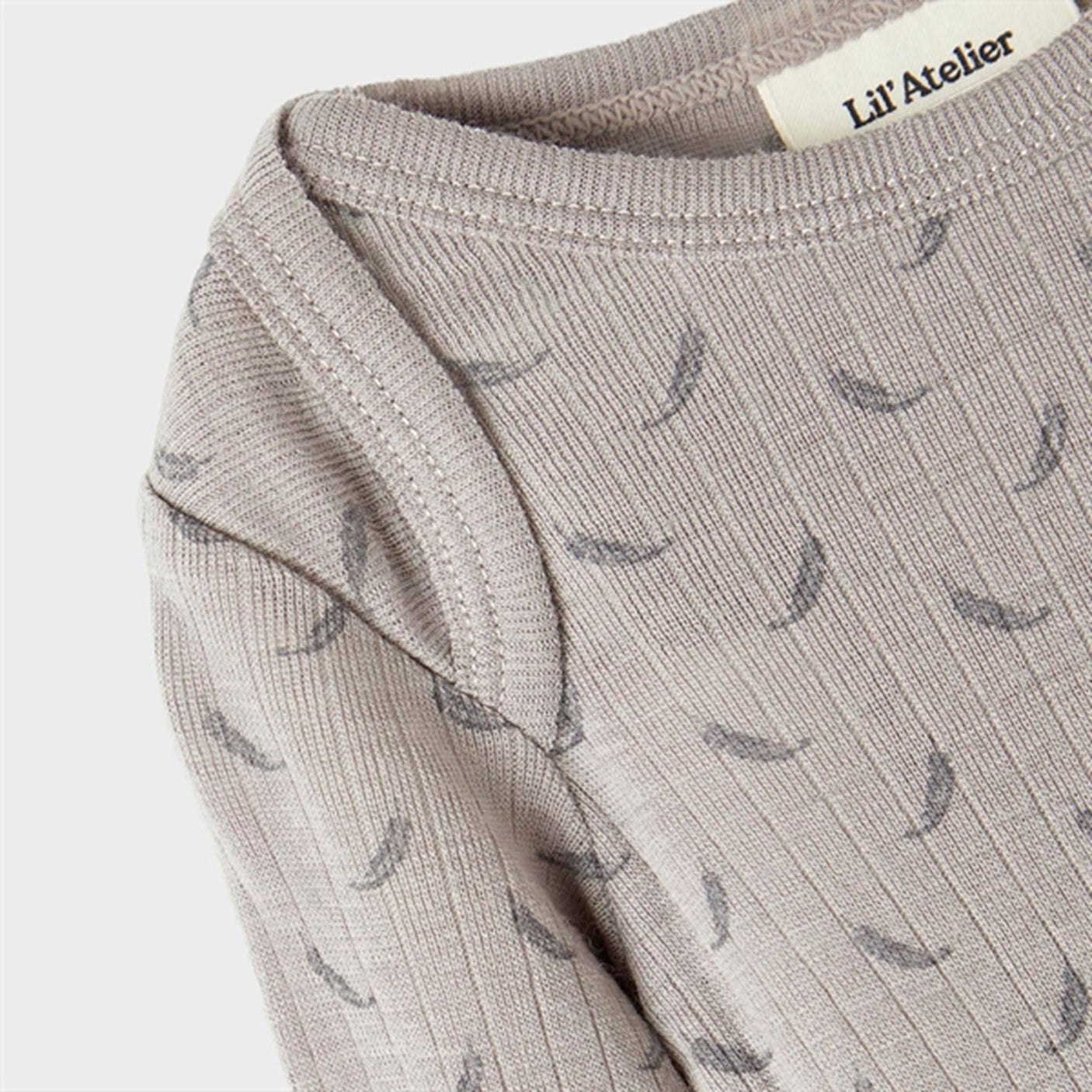 Lil'Atelier Wet Weather Fargo Slim Wool Body