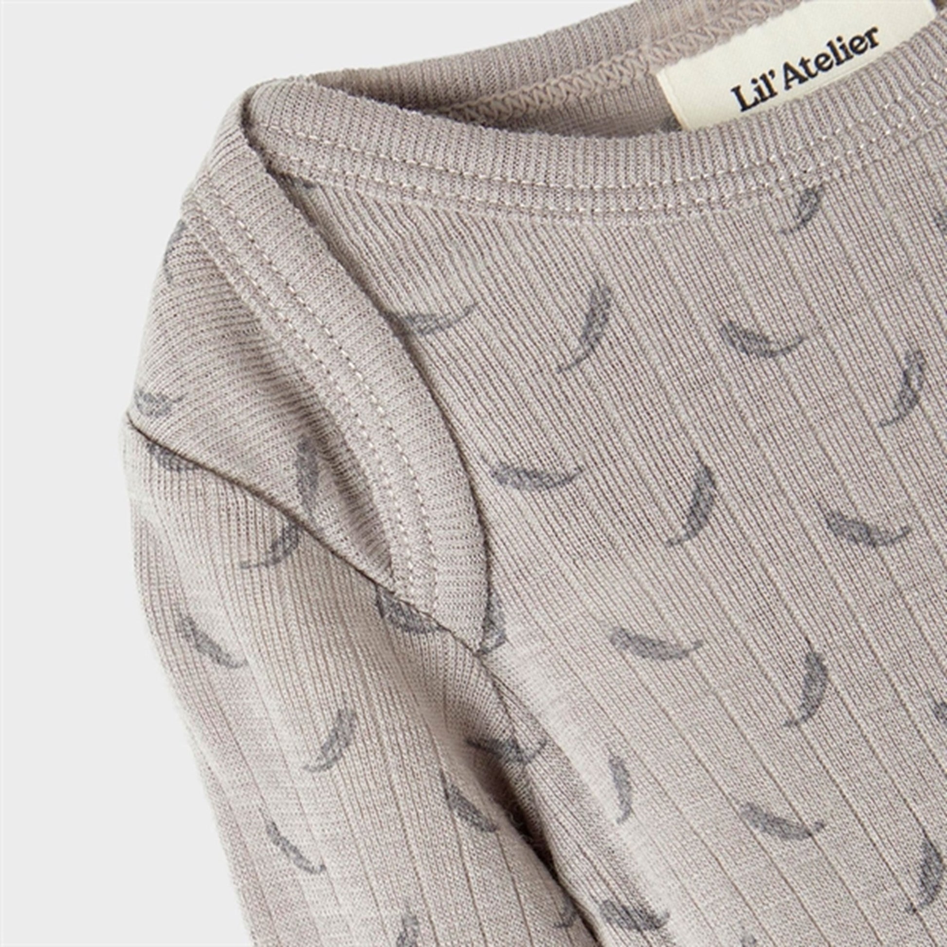 Lil'Atelier Wet Weather Fargo Slim Wool Body