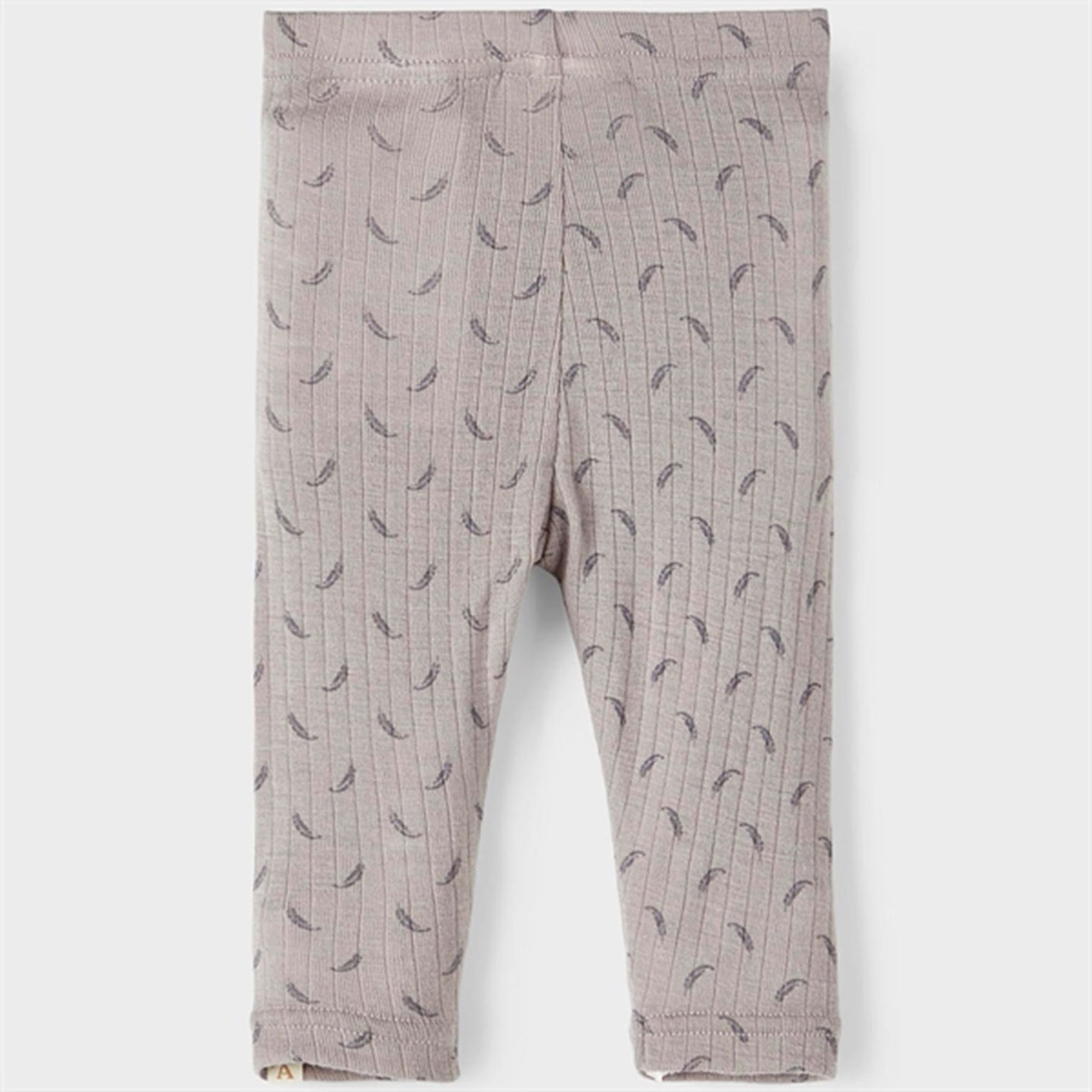 Lil'Atelier Wet Weather Fargo Slim Wool Leggings