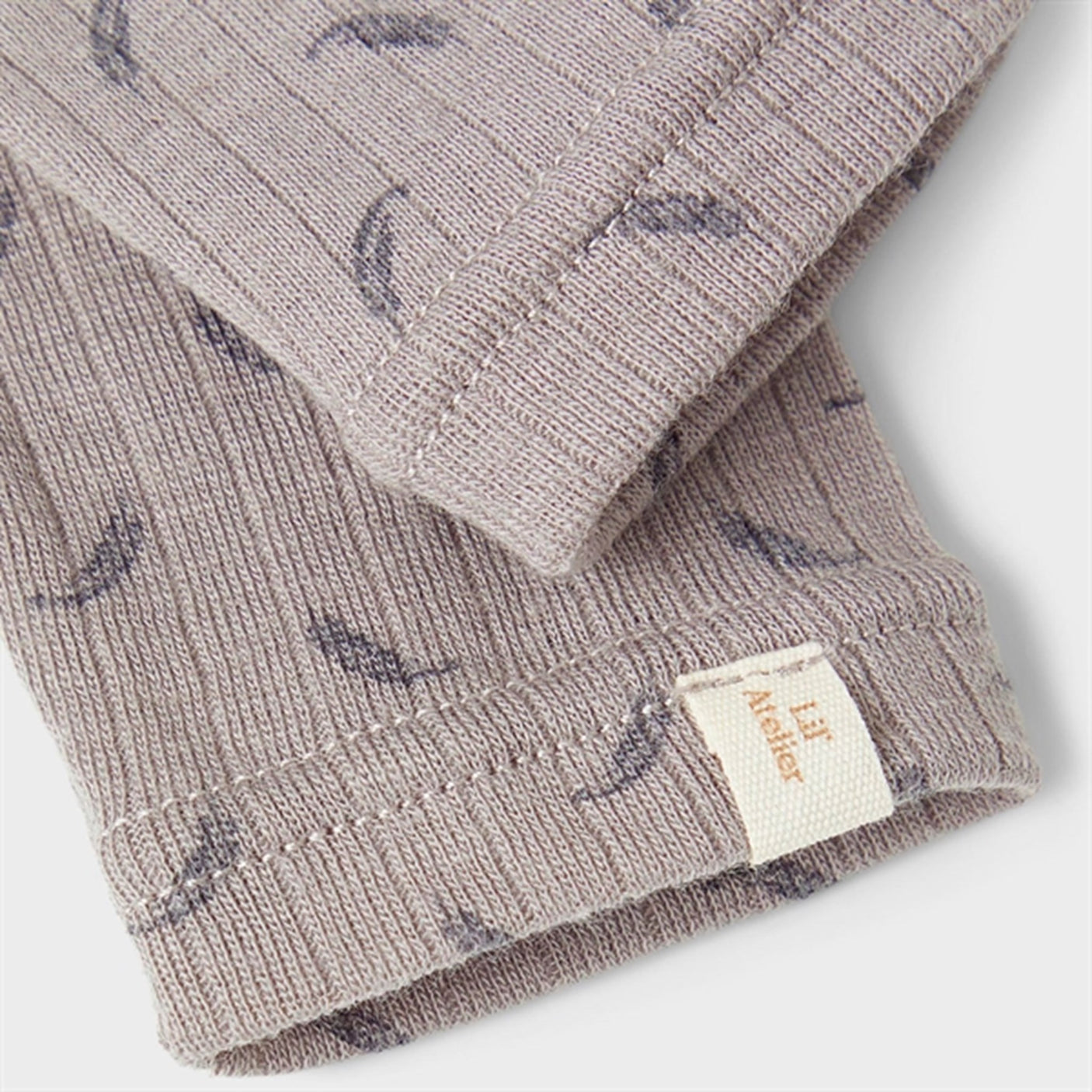 Lil'Atelier Wet Weather Fargo Slim Wool Leggings