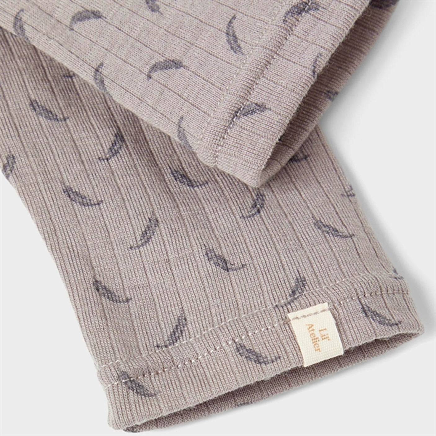 Lil'Atelier Wet Weather Fargo Slim Wool Leggings