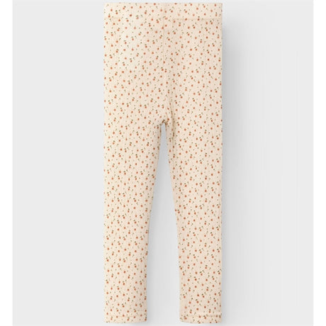 Lil'Atelier Turtledove Farga Slim Wool Leggings