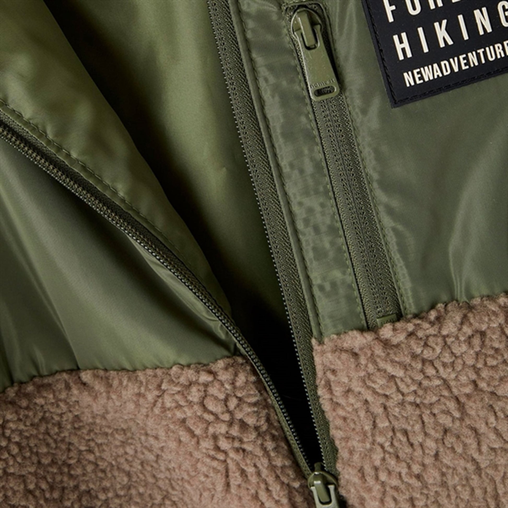 Name it Weathered Teak Mikarlo Teddy Jacket