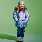 Name it Lavender Gray Maggy Puffer Jacket