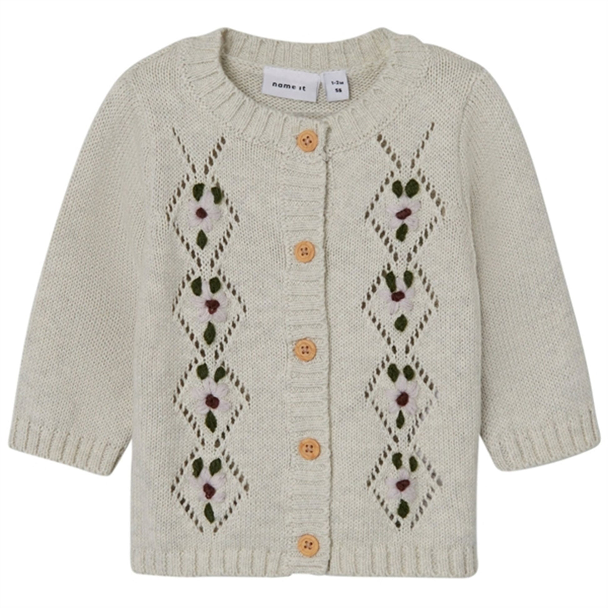 Name it Peyote Melange Helle Knit Cardigan