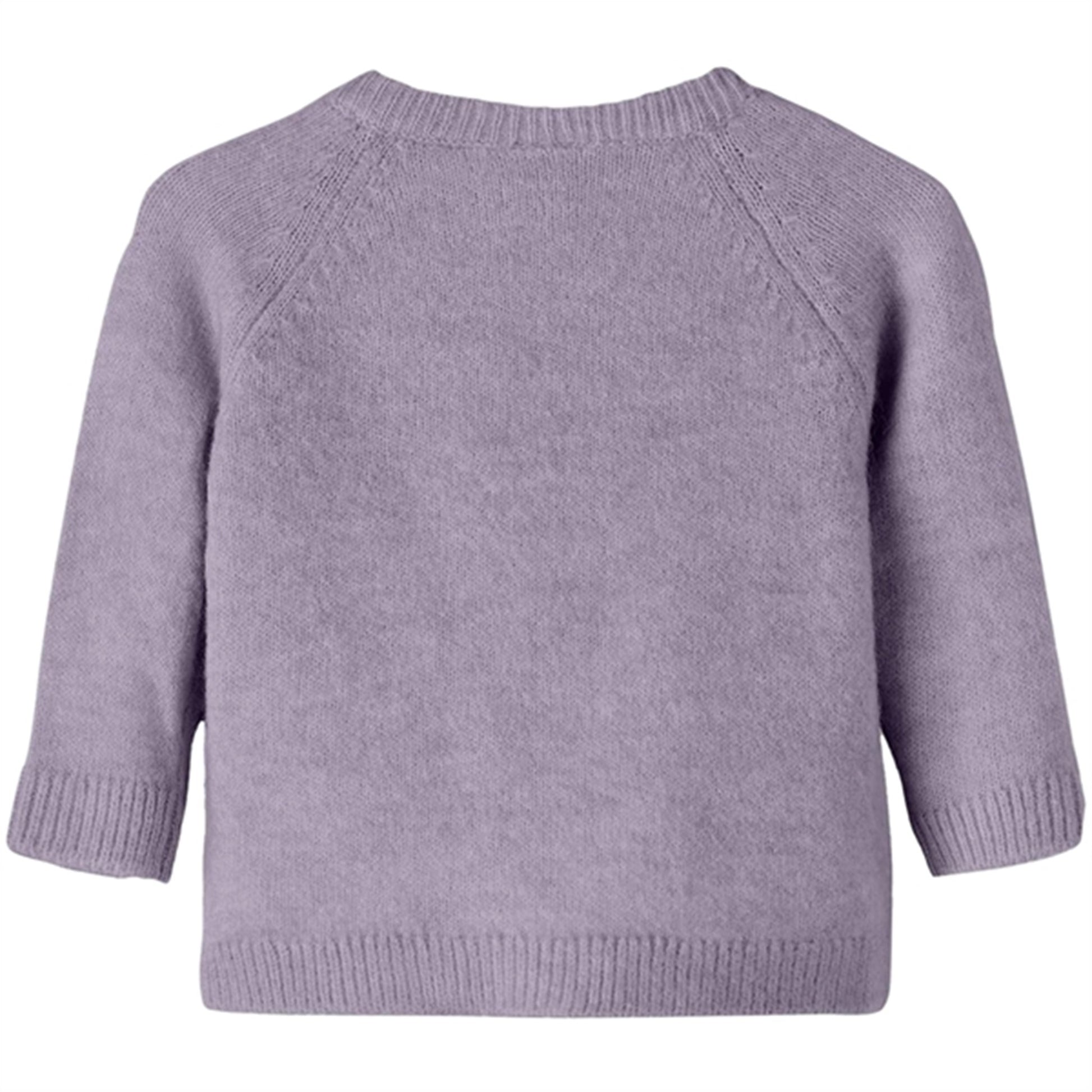 Name it Lavender Gray Lorina Knit Cardigan