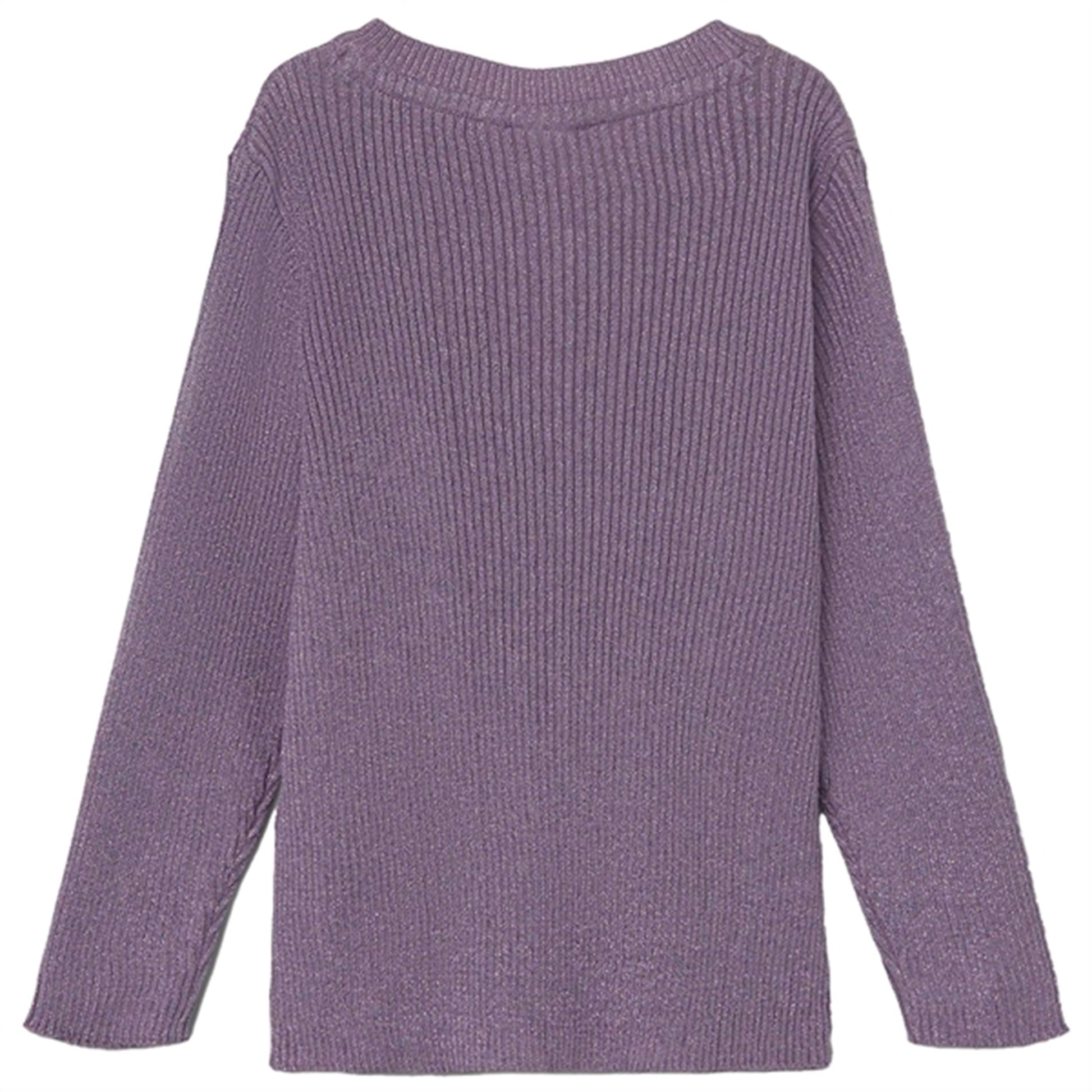 Name it Lavender Gray Lelou Knit Cardigan