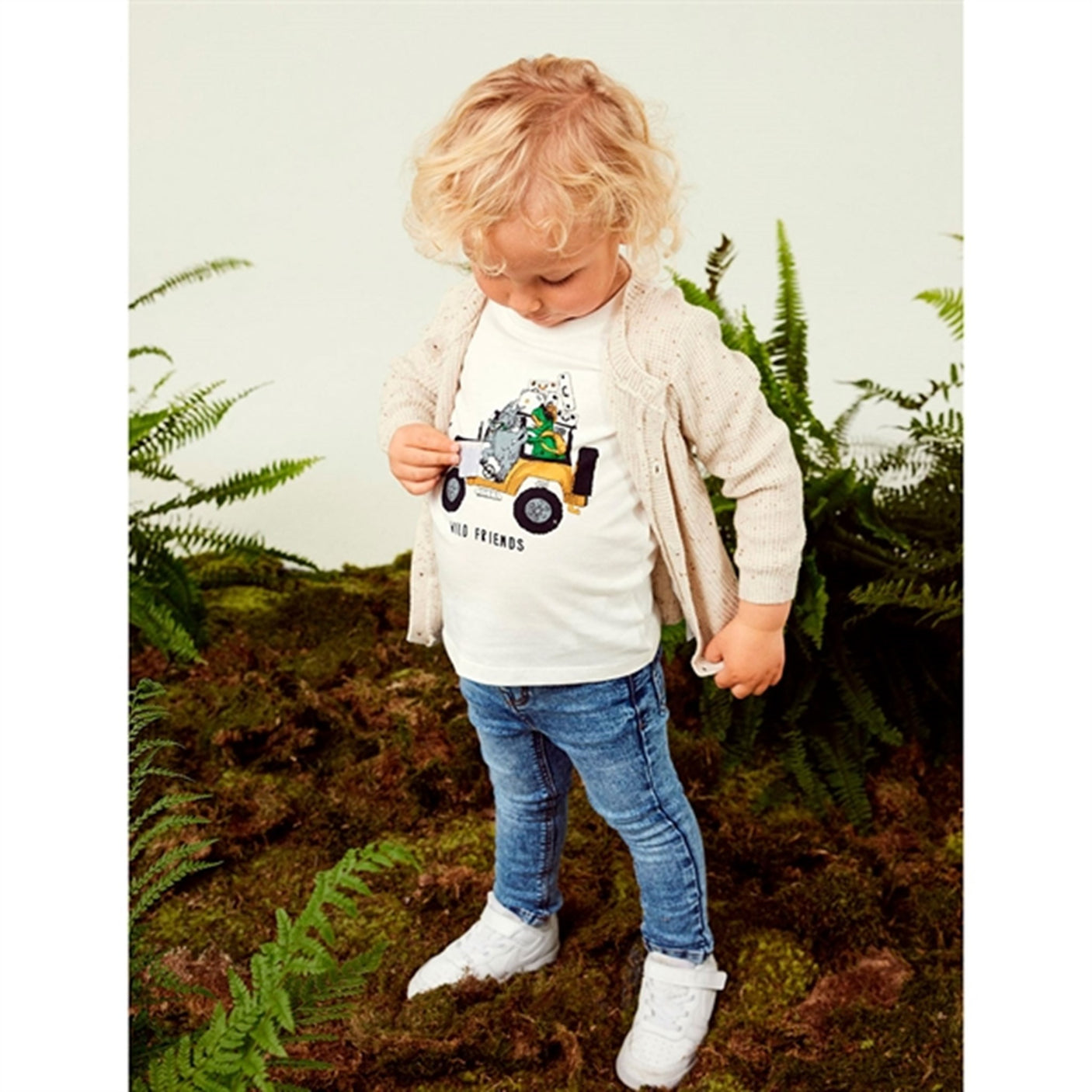 Name it Peyote Melange Kamal Knit Cardigan