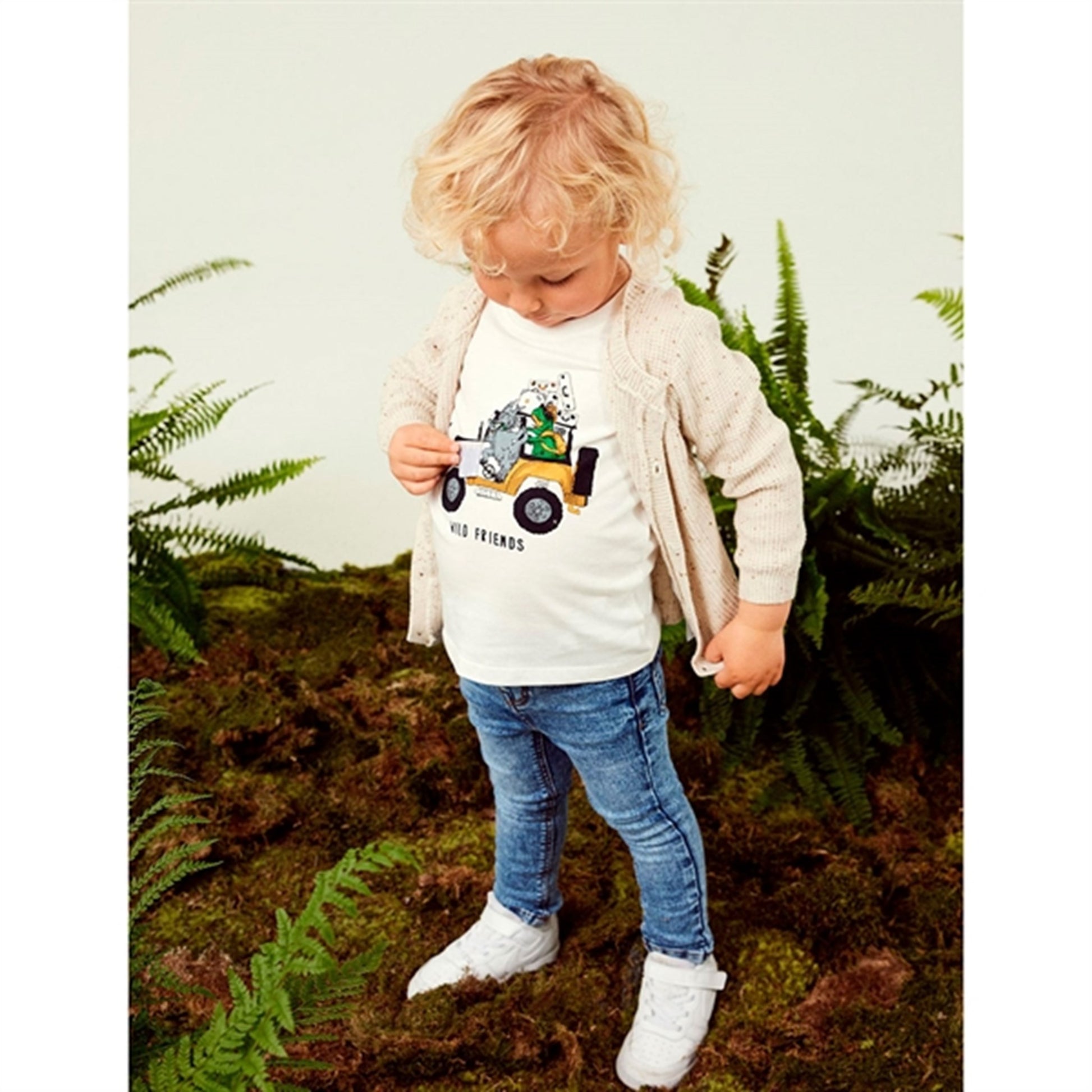 Name it Peyote Melange Kamal Knit Cardigan