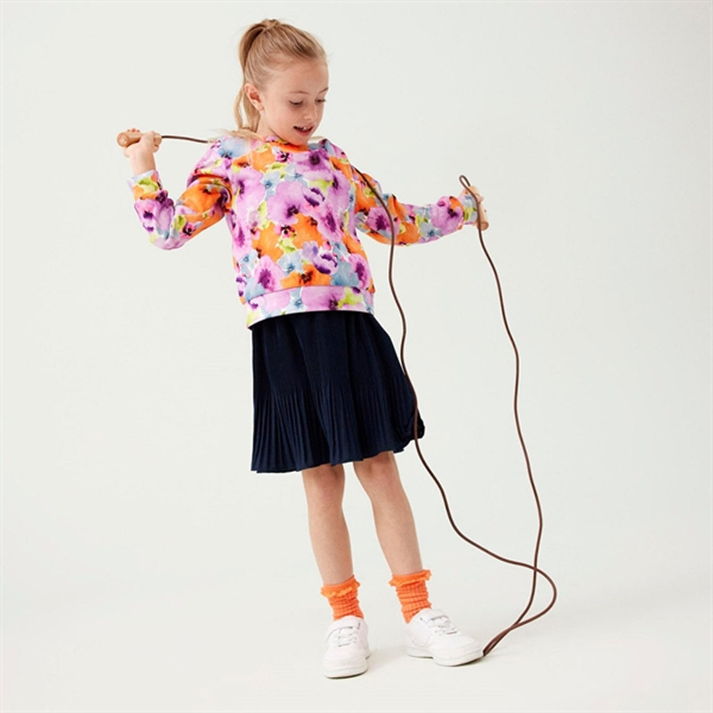 Name it Violet Tulle Lalea Loose Sweatshirt