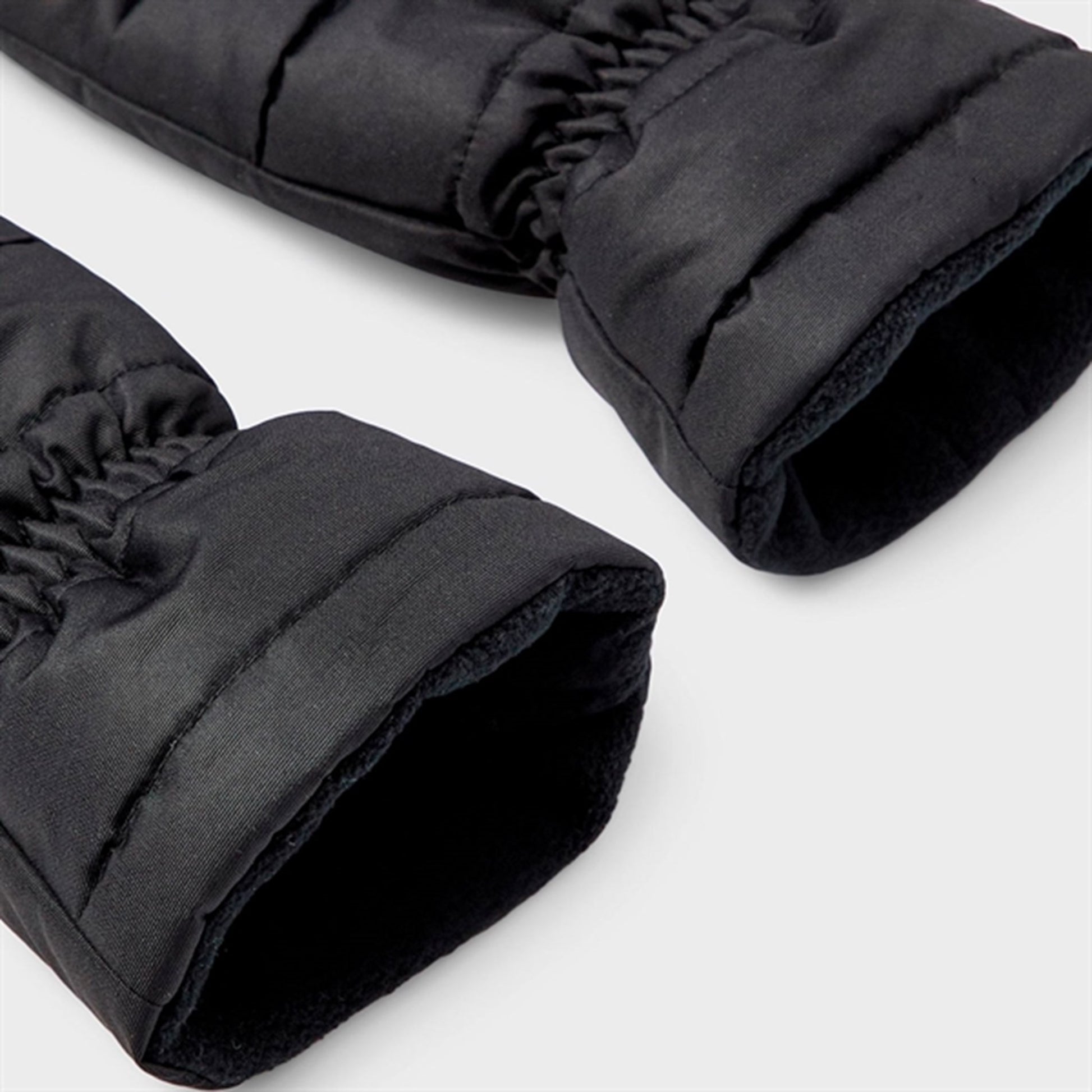Name it Black Melo Puffer Mittens