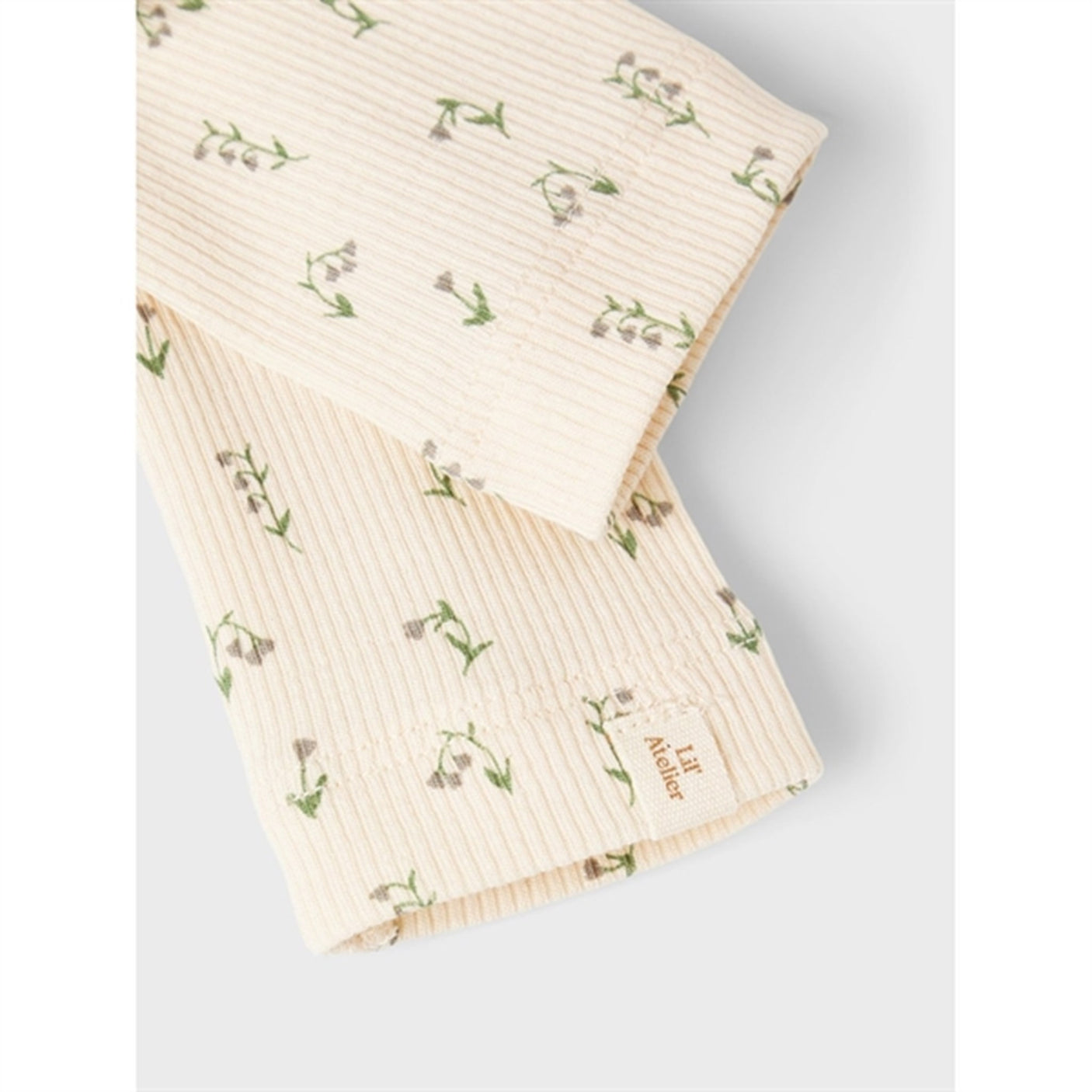 Lil'Atelier Whitecap Gray/Wet Weather Gago Slim Leggings