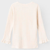 Lil'Atelier Whitecap Gray Rachel Slim Blouse