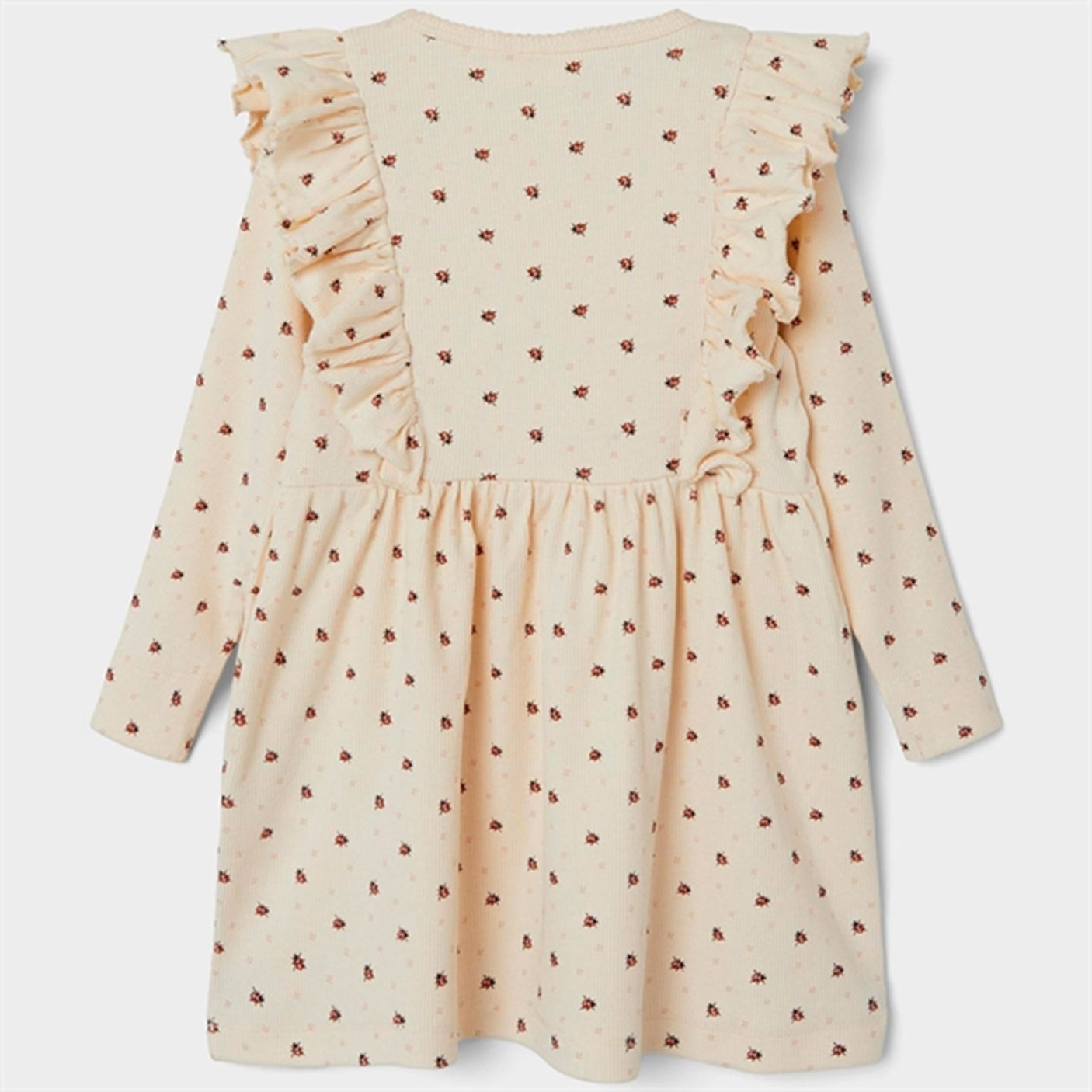 Lil'Atelier Whitecap Gray/Baked Clay Gago Dress