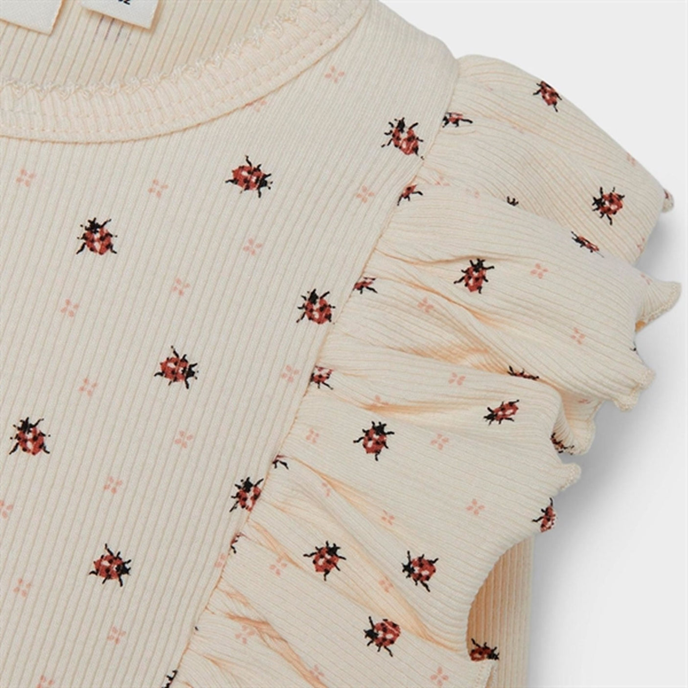 Lil'Atelier Whitecap Gray/Baked Clay Gago Dress