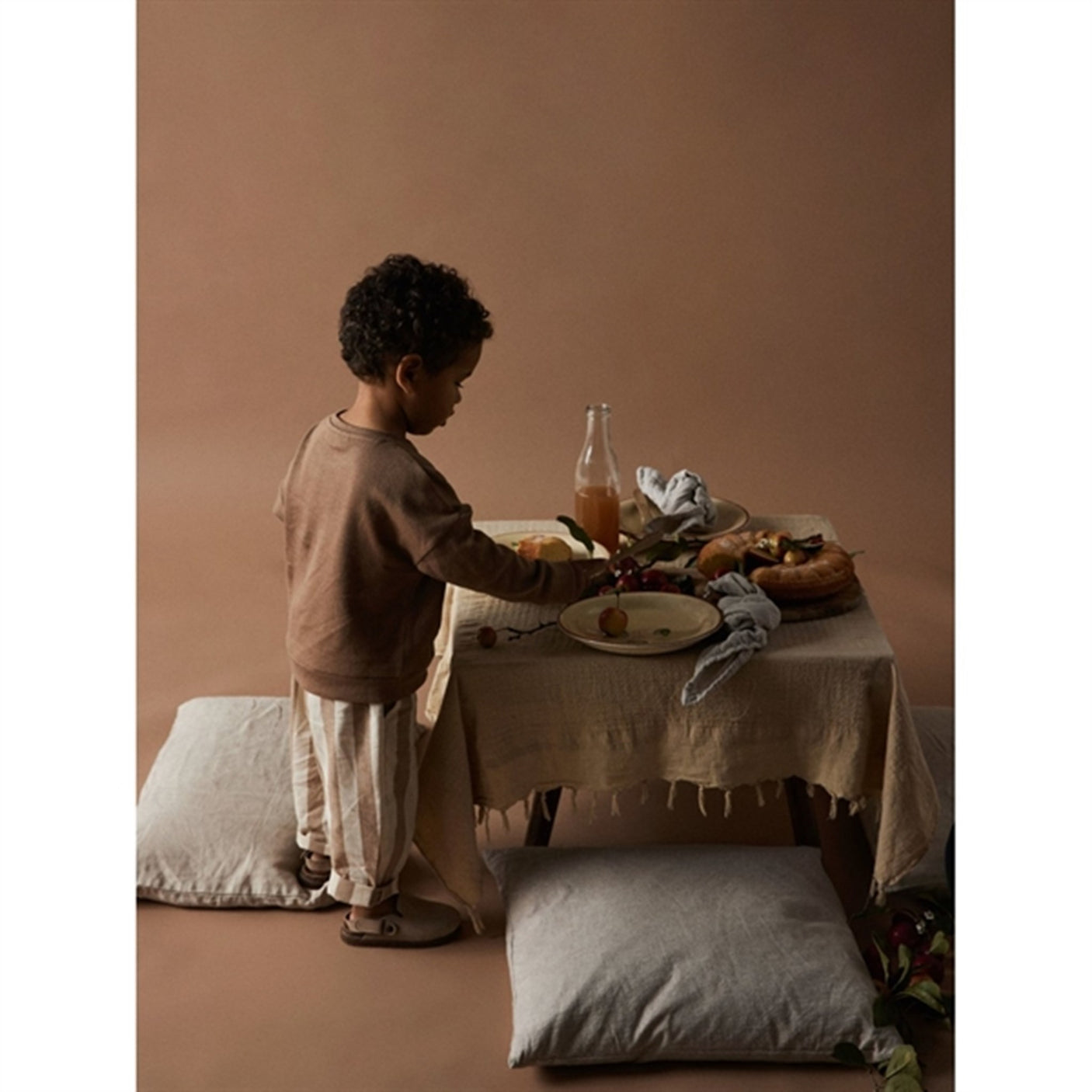 Lil'Atelier Whitecap Gray Lasse Loose Ancle Pants