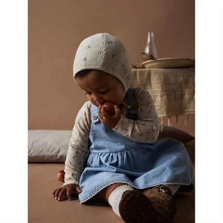 Lil'Atelier Light Blue Denim Lana Loose Denim Spencer Dress
