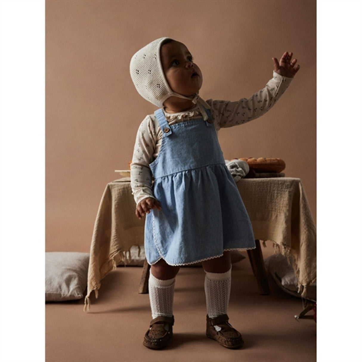 Lil'Atelier Light Blue Denim Lana Loose Denim Spencer Dress