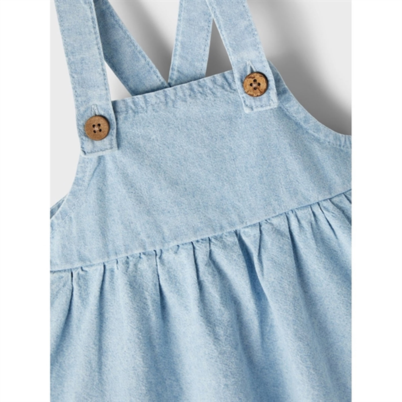 Lil'Atelier Light Blue Denim Lana Loose Denim Spencer Dress