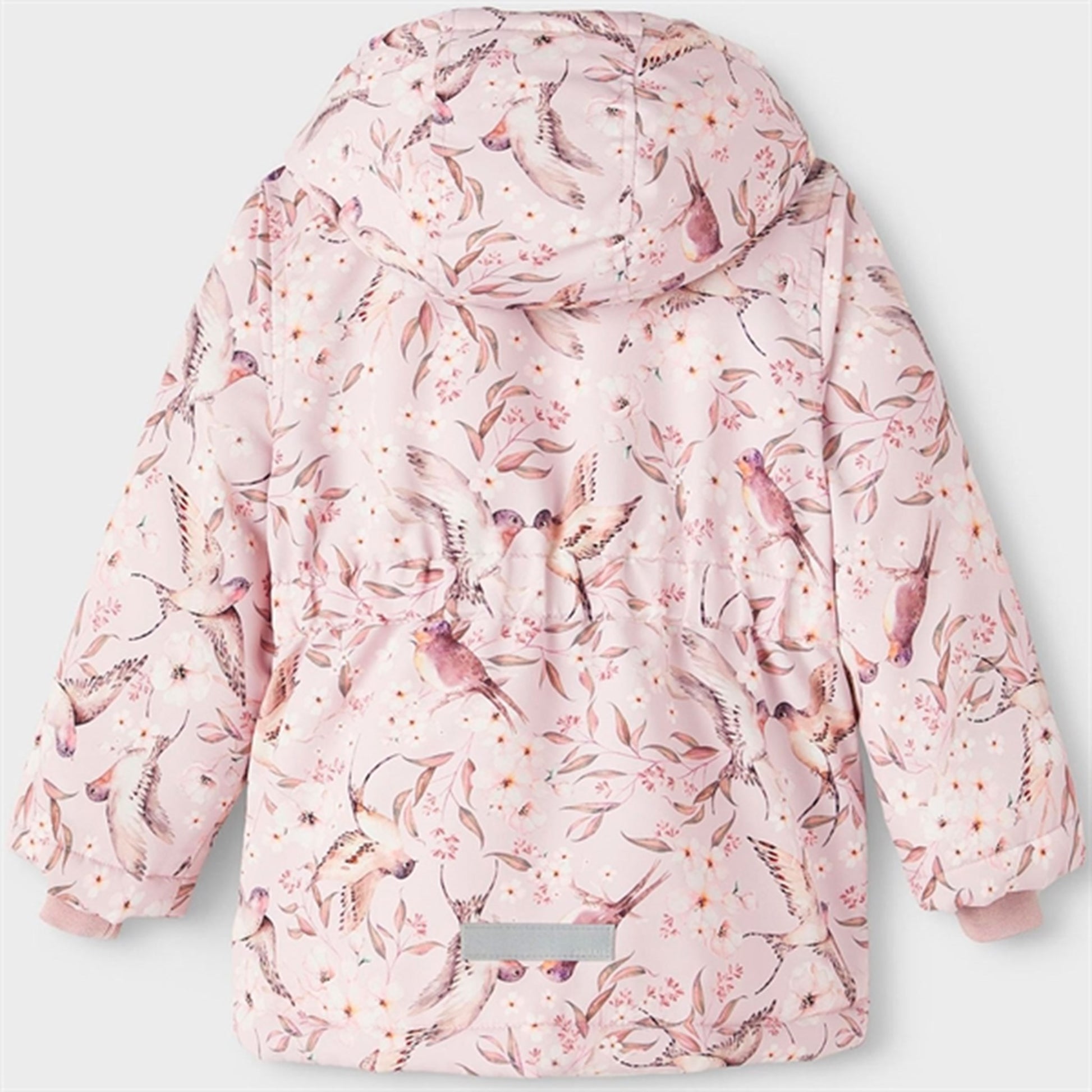 Name it Violet Ice Maxi Jacket Birds