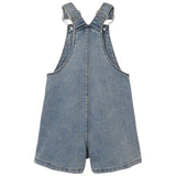 Lil'Atelier Light Blue Denim Kim Loose Denim Overall Shorts