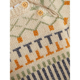 Name it Peyote Melange Ofolle Knit Blouse
