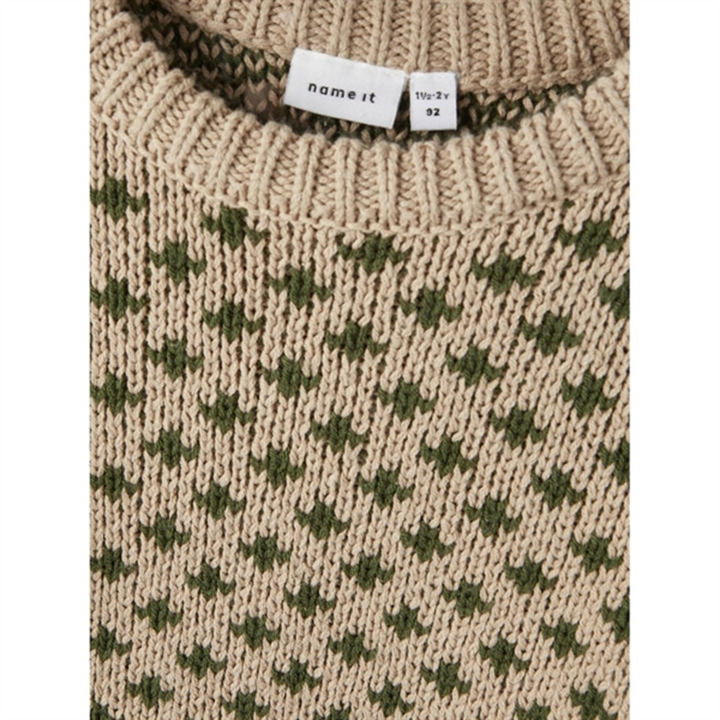 Name it Oxford Tan Monis Knit Blouse