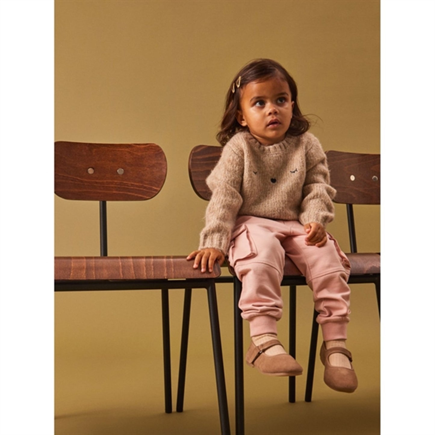 Name it Oxford Tan Olasna Knit Blouse