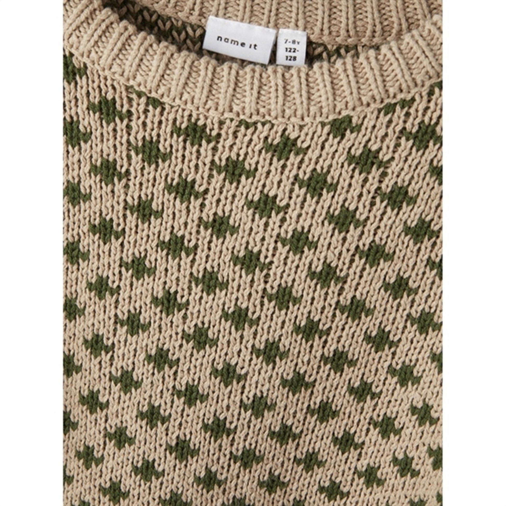Name it Oxford Tan Onis Knit Blouse