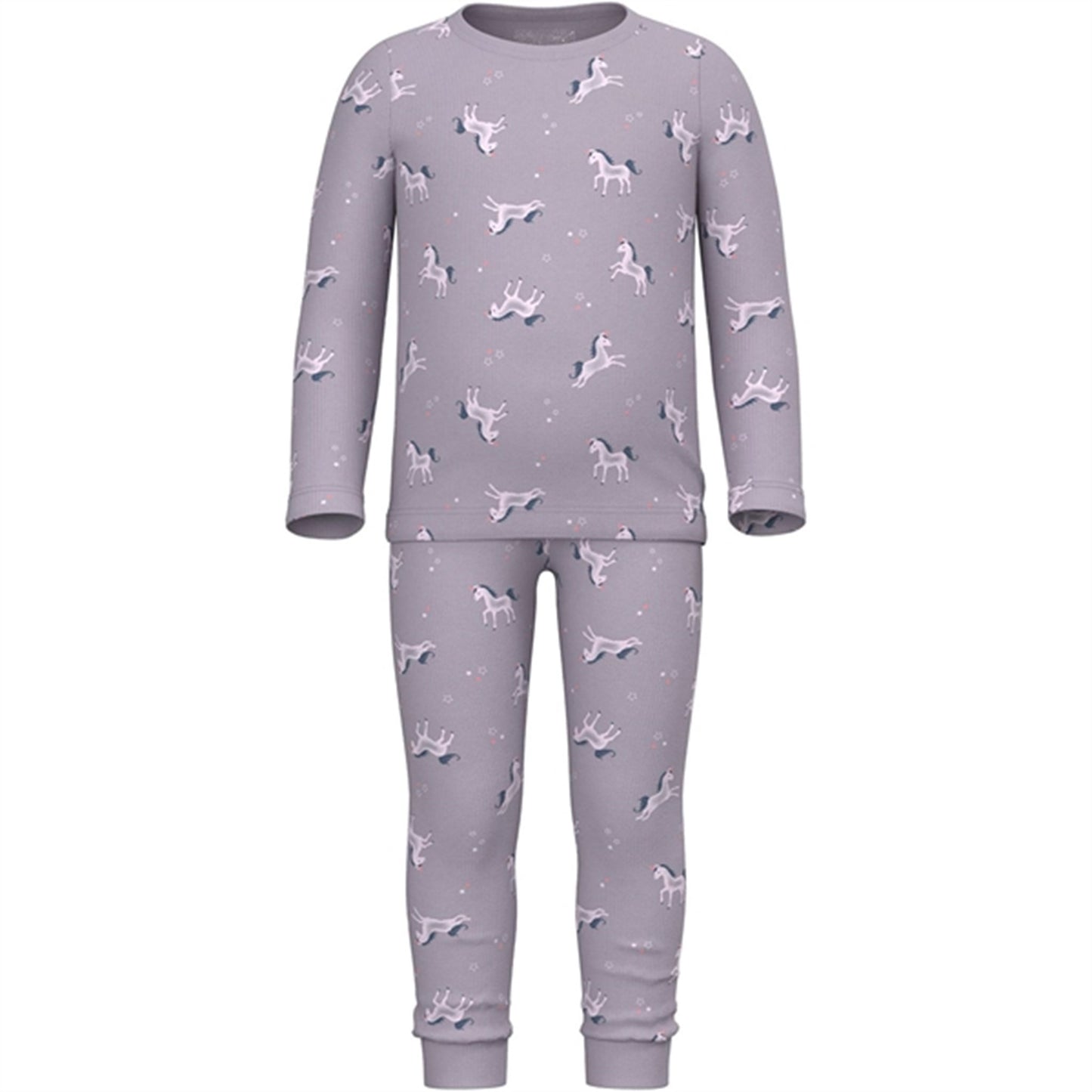 Name it Lavender Aura Rib Night Set Unicorn Noos