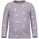 Name it Lavender Aura Rib Night Set Unicorn Noos