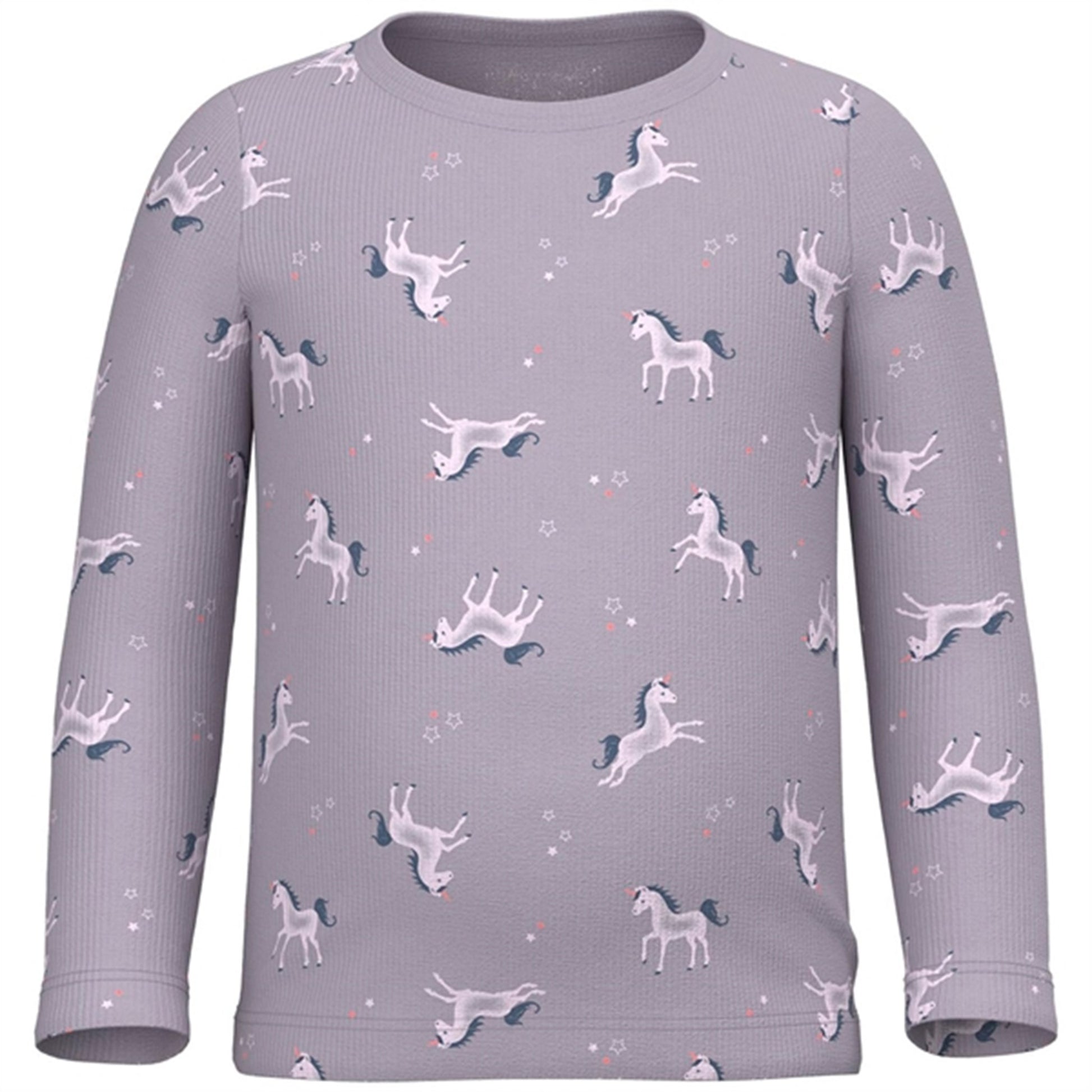 Name it Lavender Aura Rib Night Set Unicorn Noos