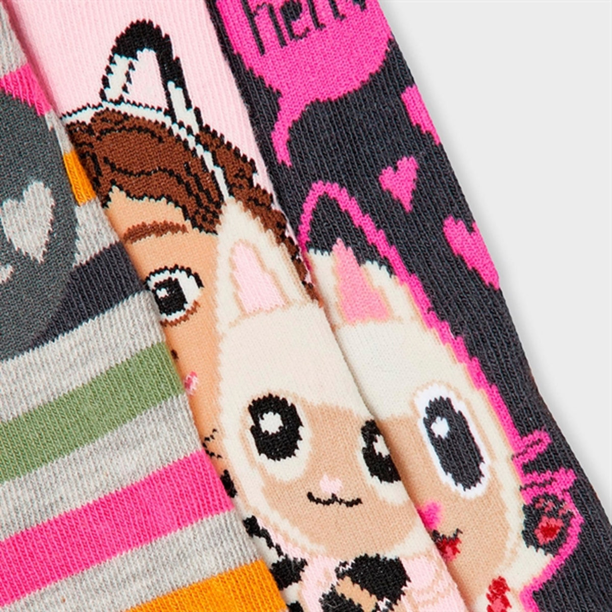 Name it Parfait Pink Ambre Gabby Socks 3-pack